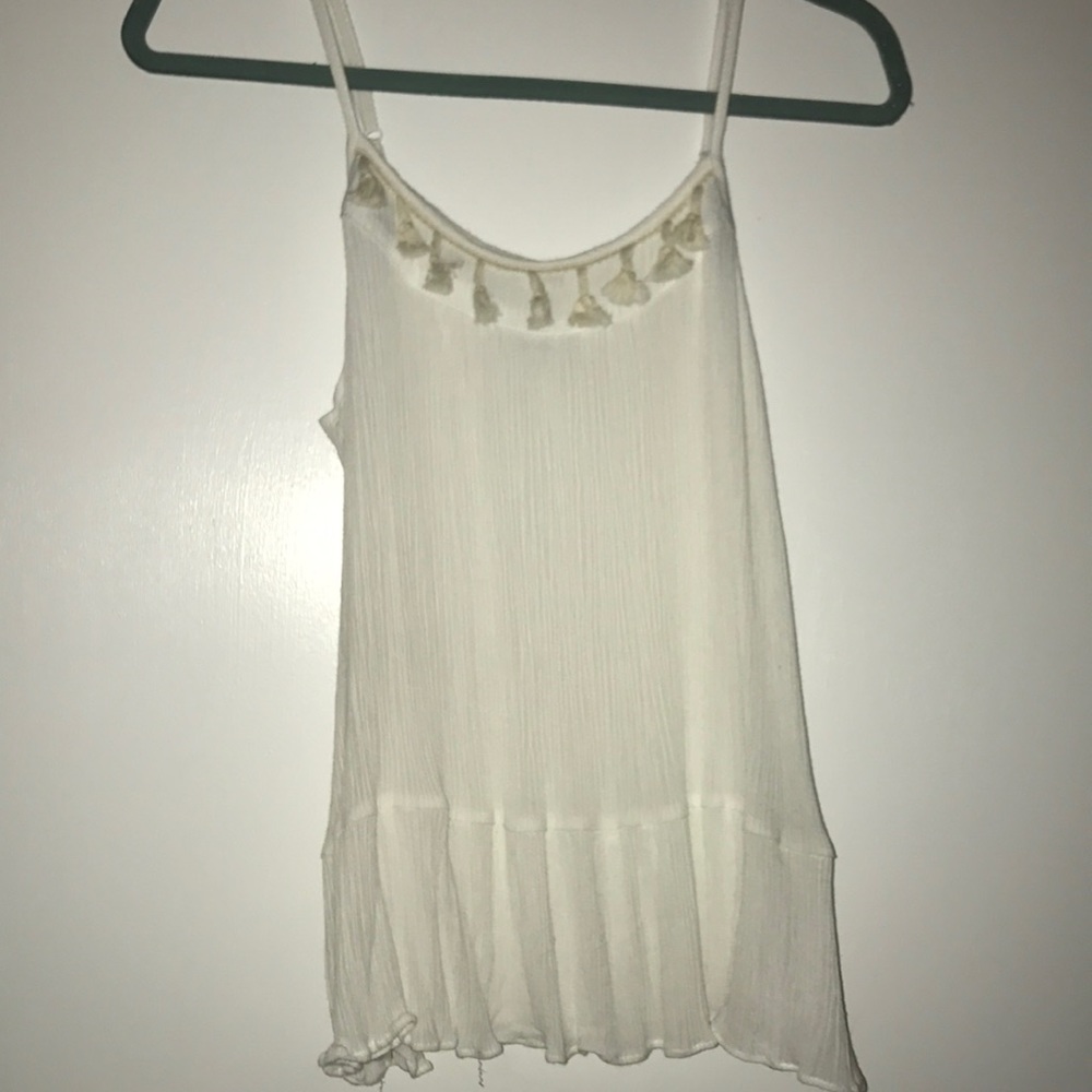 White tank top